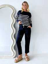 Bobbie Top - Navy